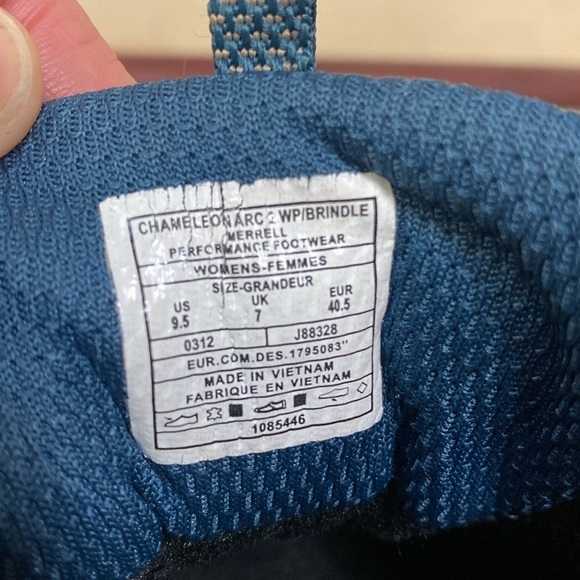 Women’s Merrell Chameleon Arc 2 Waterptoof Brindle Trail Hiking Shoes Size 9.5 - Picture 7 of 9